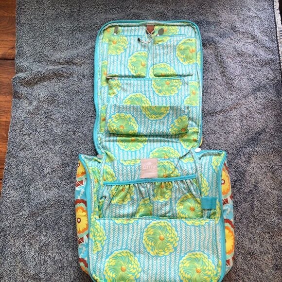 Amy Butler For Kalencom Sweet Traveler Ultimate Toiletry Bag Organic Cotton - Picture 5 of 15